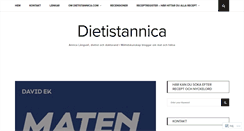 Desktop Screenshot of dietistannica.com